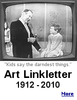 Art  Linkletter was born Gordon Arthur Kelly on July 17, 1912, in Moose Jaw, Saskatchewan. He was adopted as an infant by an older couple and was an only child. 